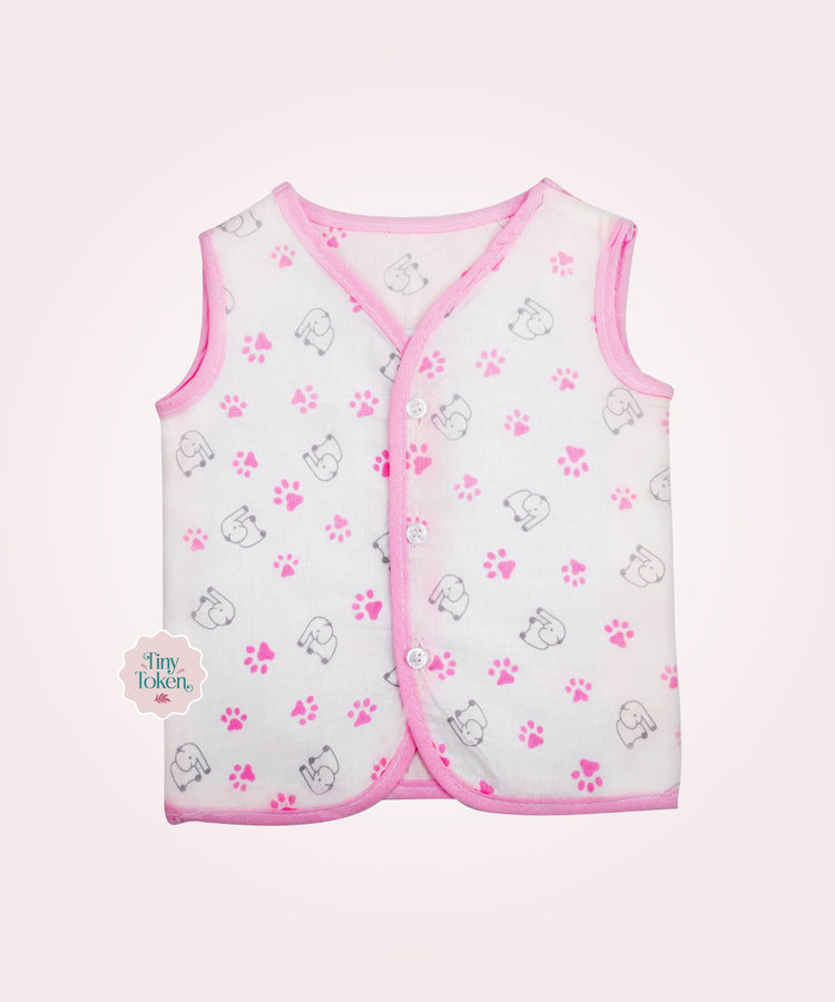 Button Zabhali Pattern | Pink