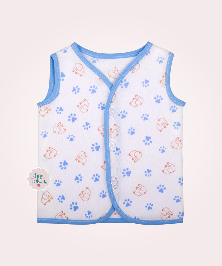 Button Zabhali Pattern | Blue