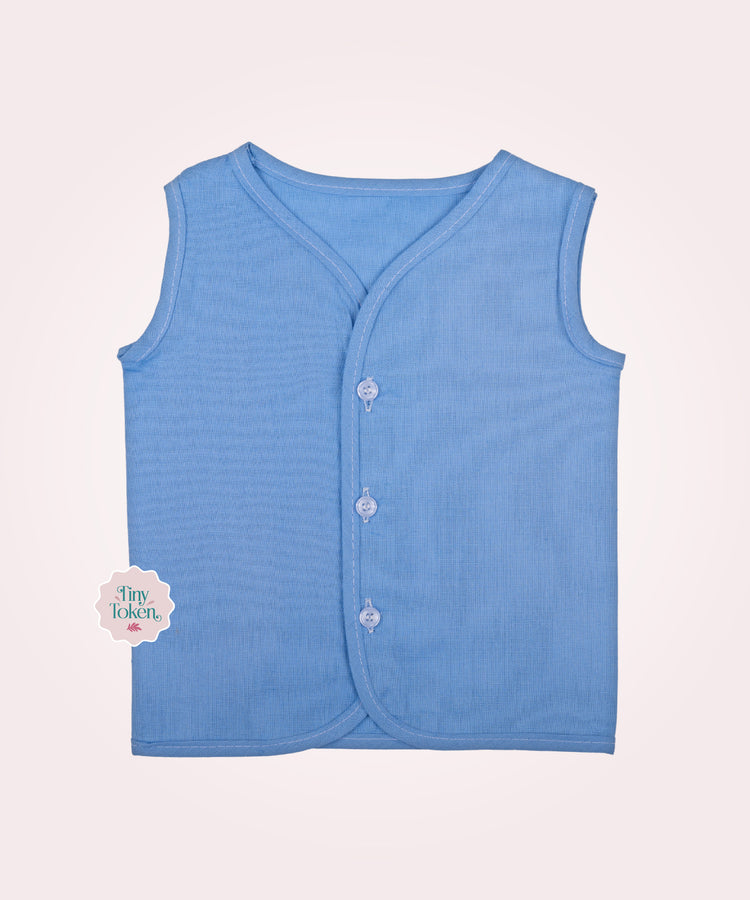 Button Zabhali Plain | Blue