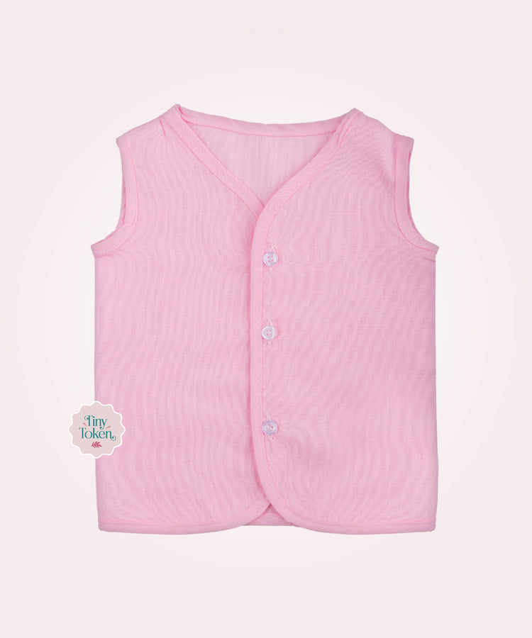 Button Zabhali Plain | Pink