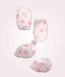 Mitten Set Pattern | Elastic | Pink